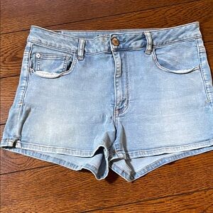 American Eagle Outfitters Light Blue Denim Jean Shorts